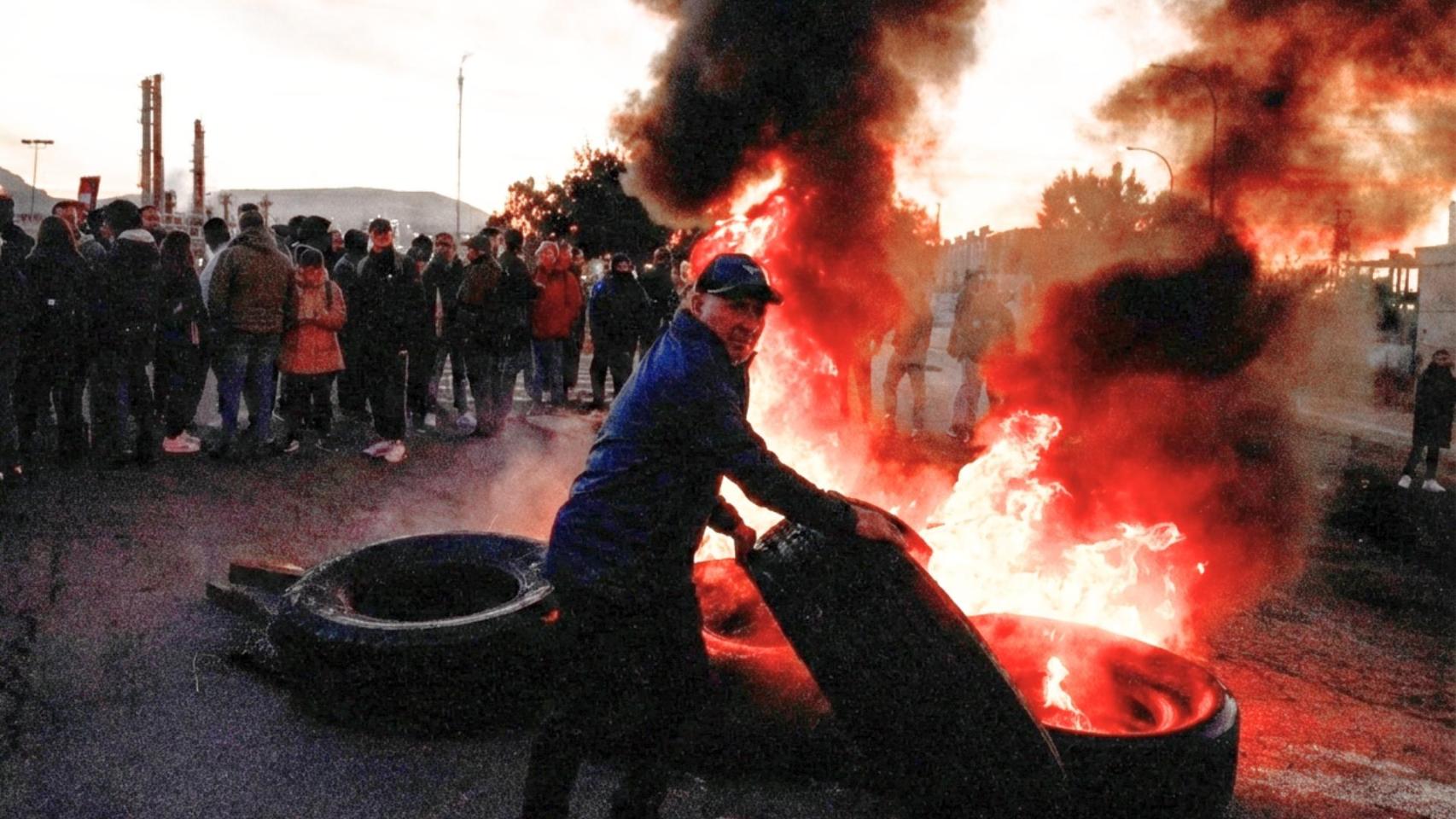 Huelga del meta en Puertollano (Ciudad Real).