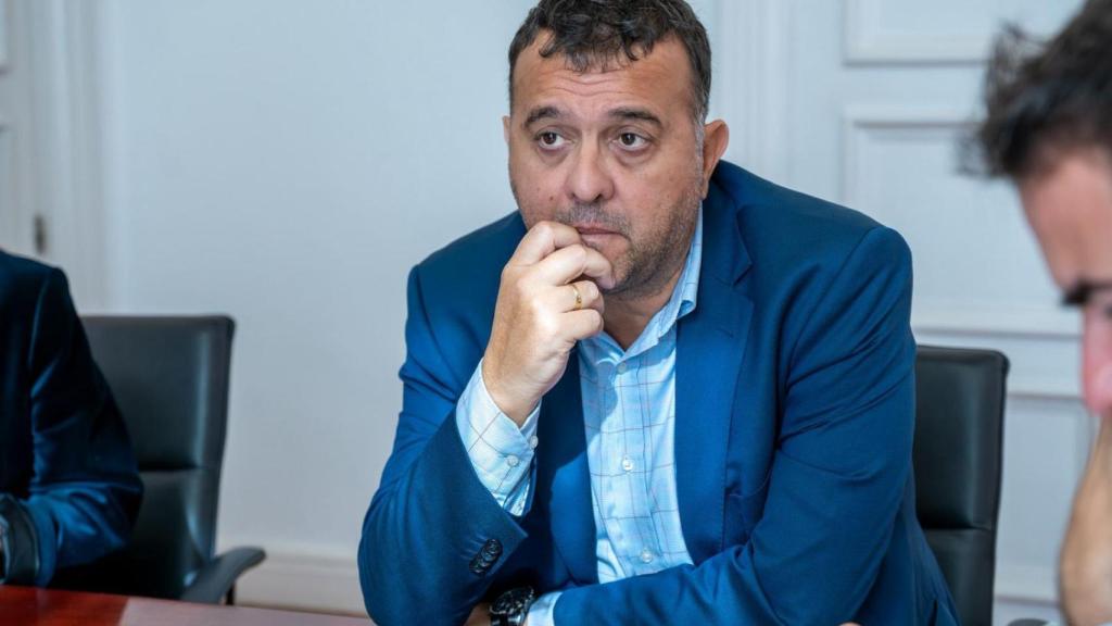 El alcalde de Marina de Cudeyo, Pedro Pérez.