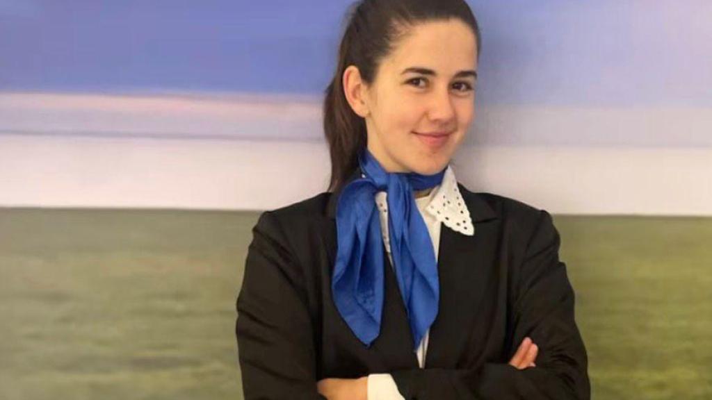 Leticia Vázquez, azafata de eventos.