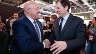 Carnero junto a Mañueco en Fitur.