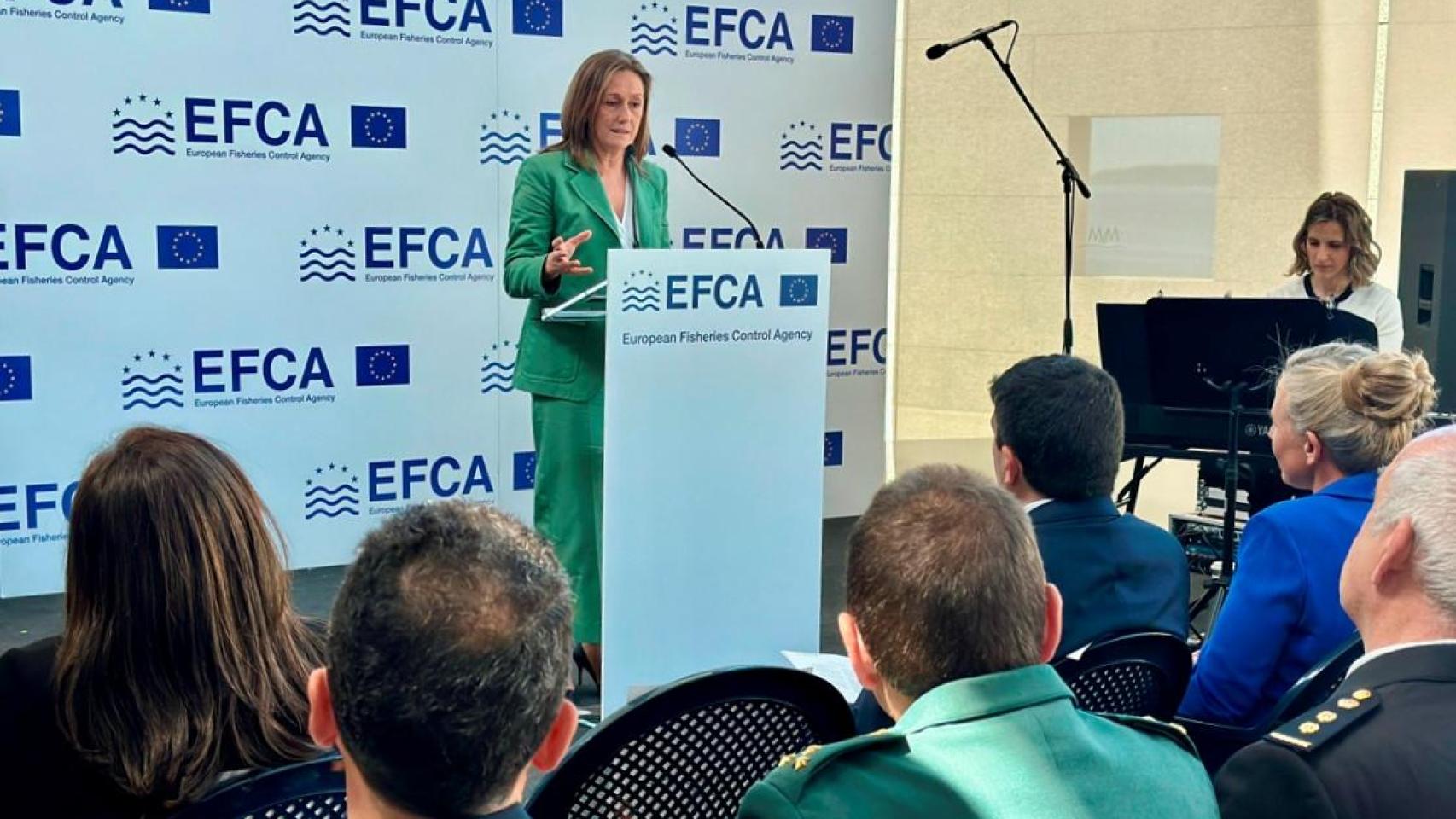 La presidenta del PP de Vigo, Luisa Sánchez.