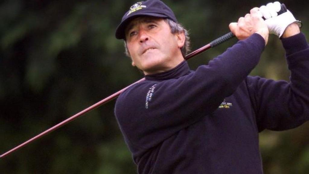 Seve Ballesteros, en su etapa como golfista profesional.