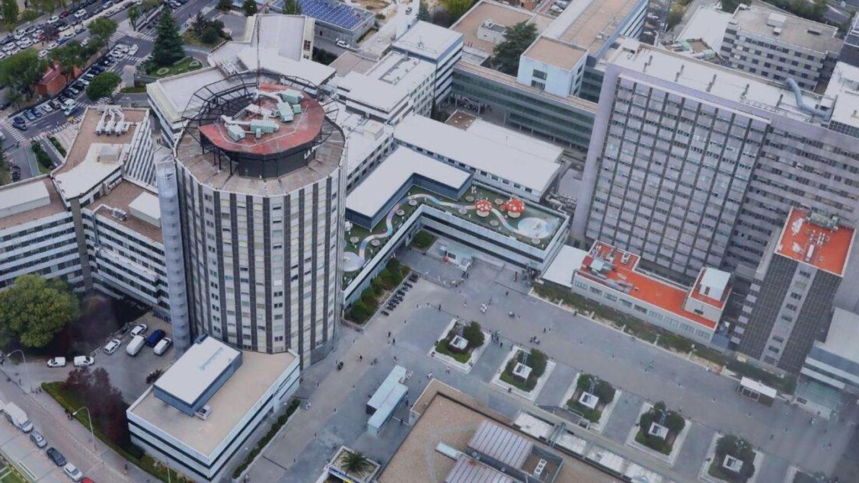 Vista aérea del barrio de La Paz.