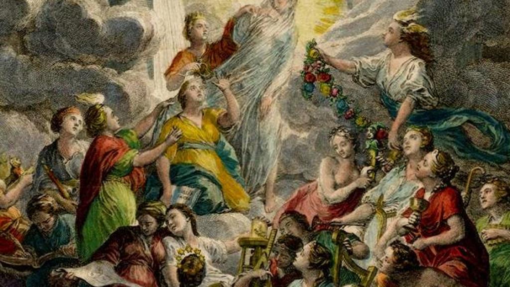 Ilustración en color que acompaña a la Enciclopedia Francesa, 1764.