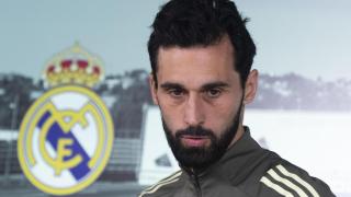Álvaro Arbeloa, durante una rueda de prensa