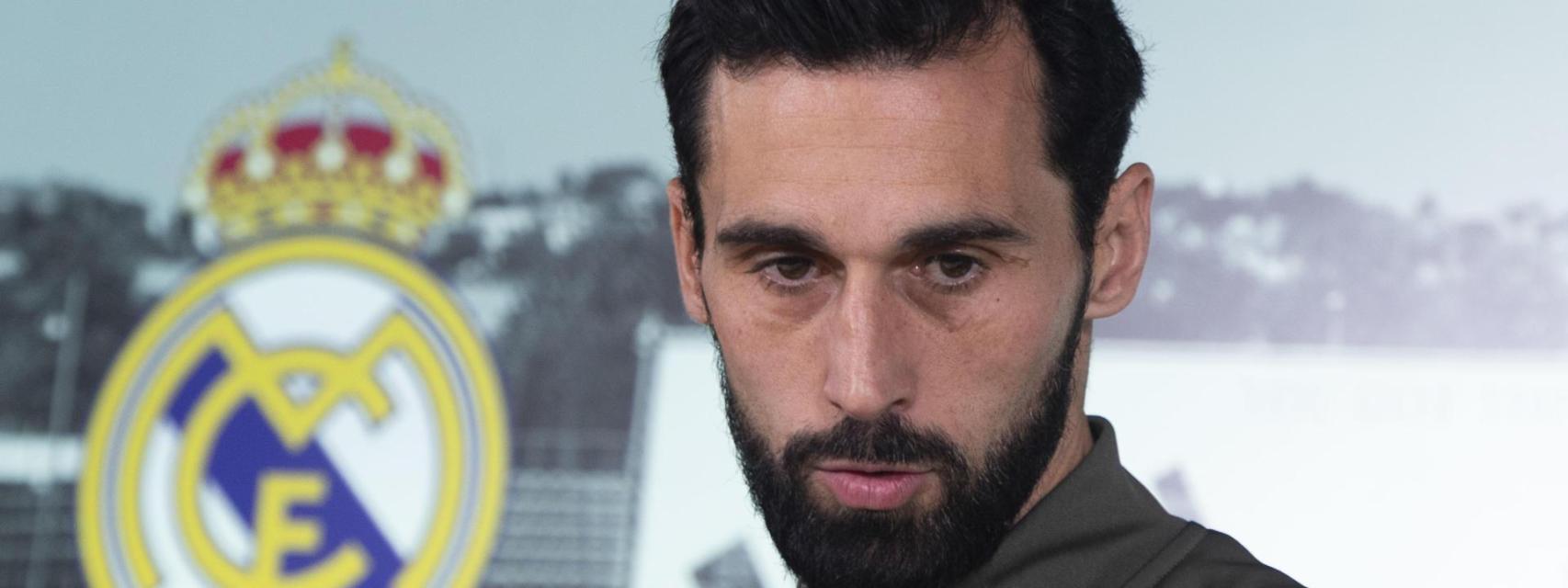 Álvaro Arbeloa, en rueda de prensa