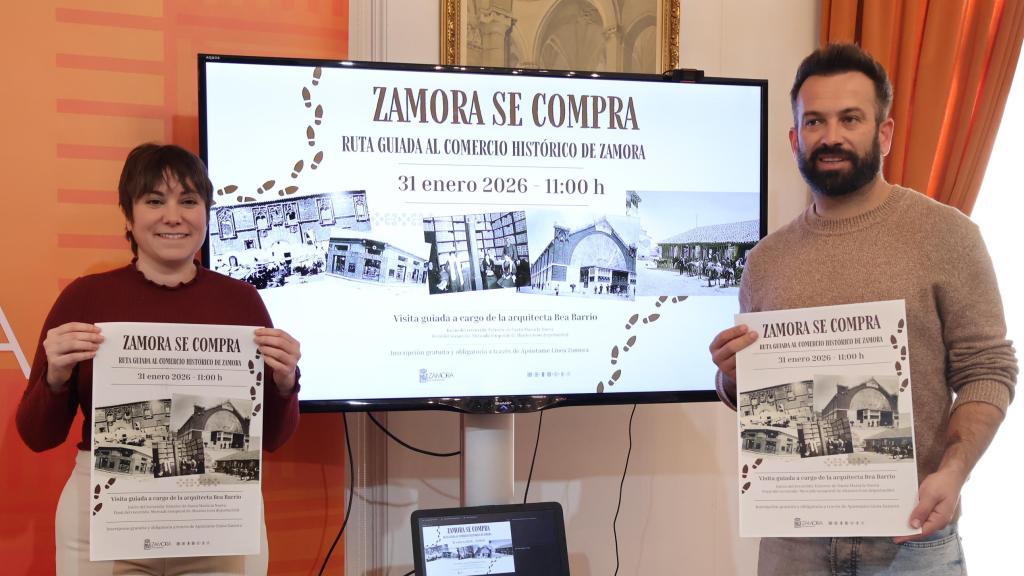 Presentación de la Ruta del Comercio del Ayuntamiento de Zamora.