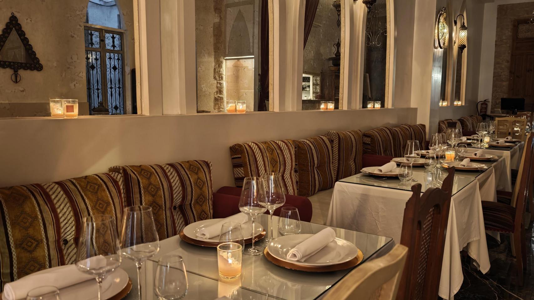 El interior del restaurante esta semana en Alicante.