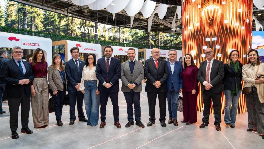 Paco Núñez durante su visita a Fitur.