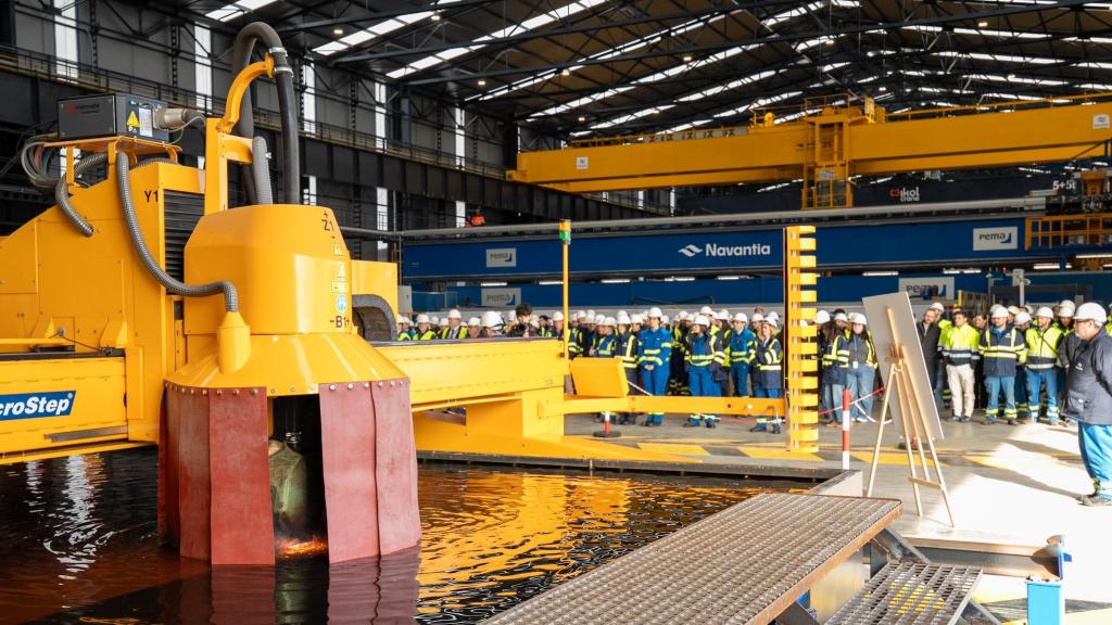 Primer corte de acero del programa FSS en Puerto Real (Cádiz)