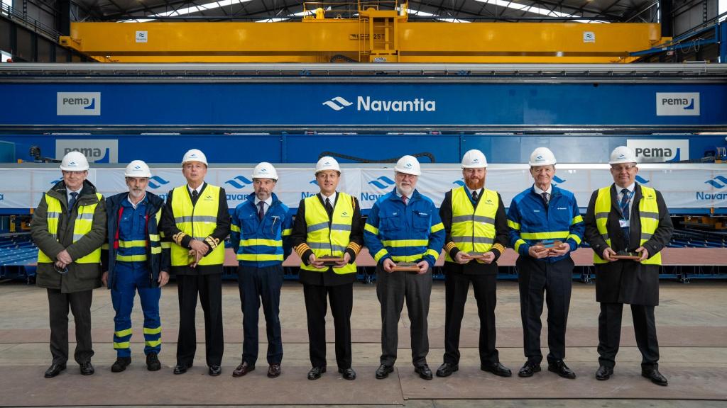 Ceremonia de corte de chapa