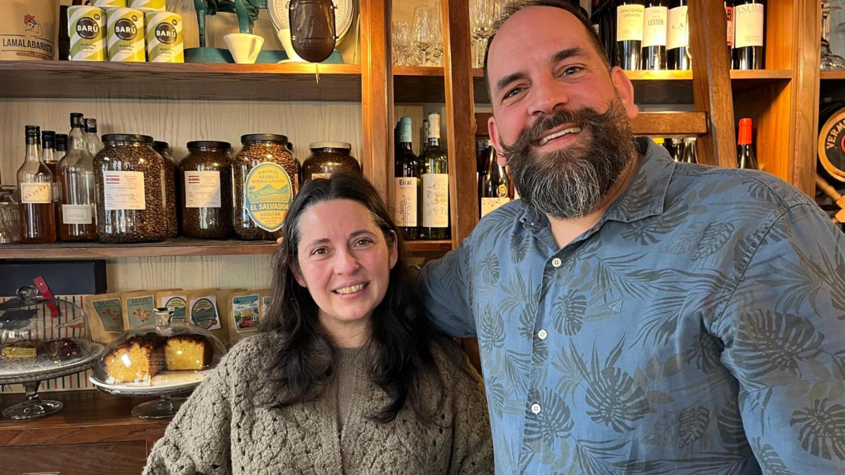 Raúl Vázquez y Jéssica Taibo