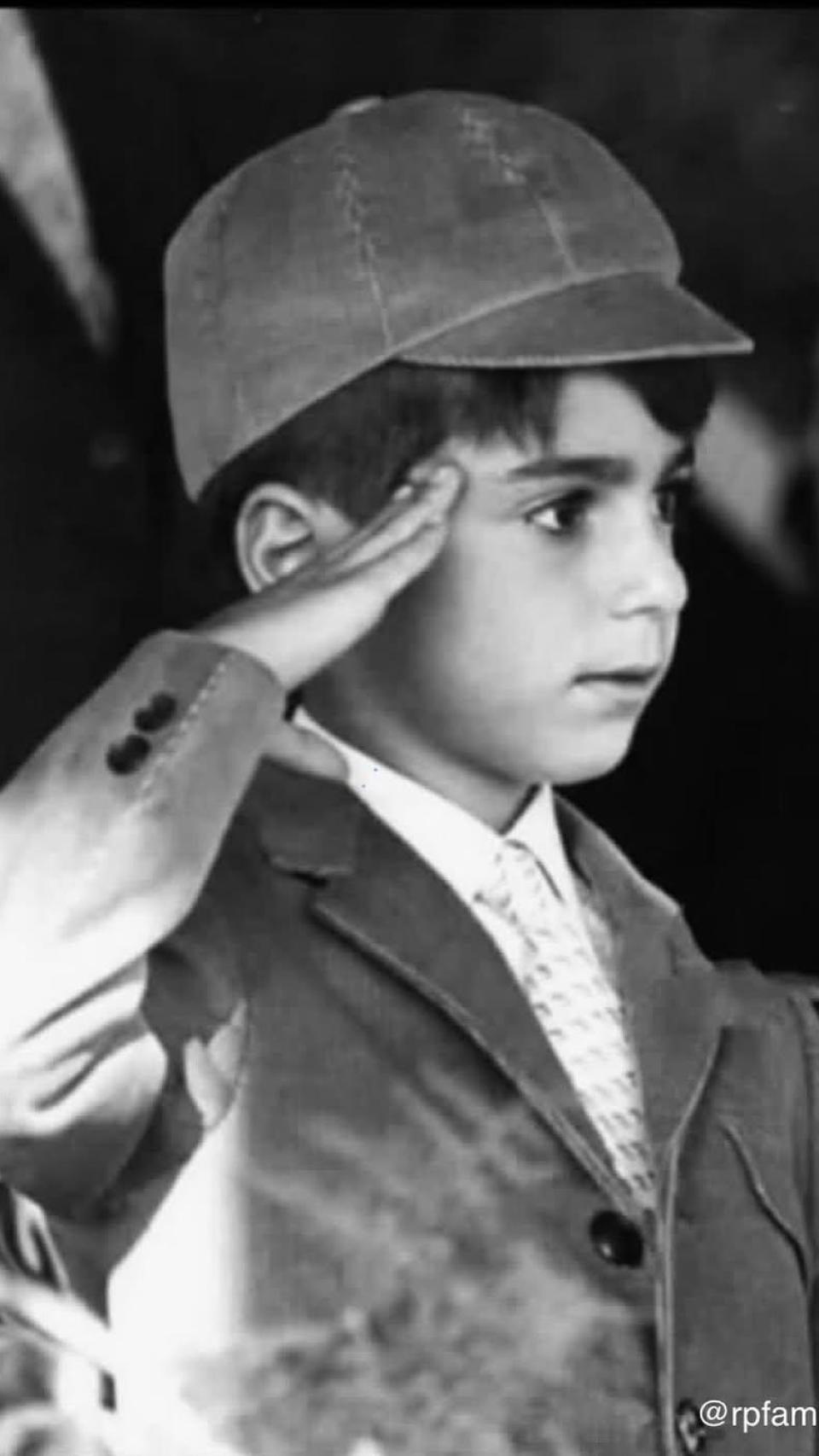 Reza Pahlaví, en Teherán (Irán) en los años 60.