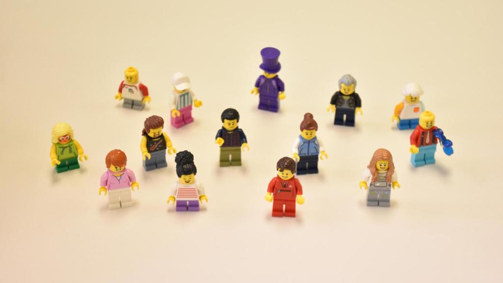 Un grupo de piezas de Lego®