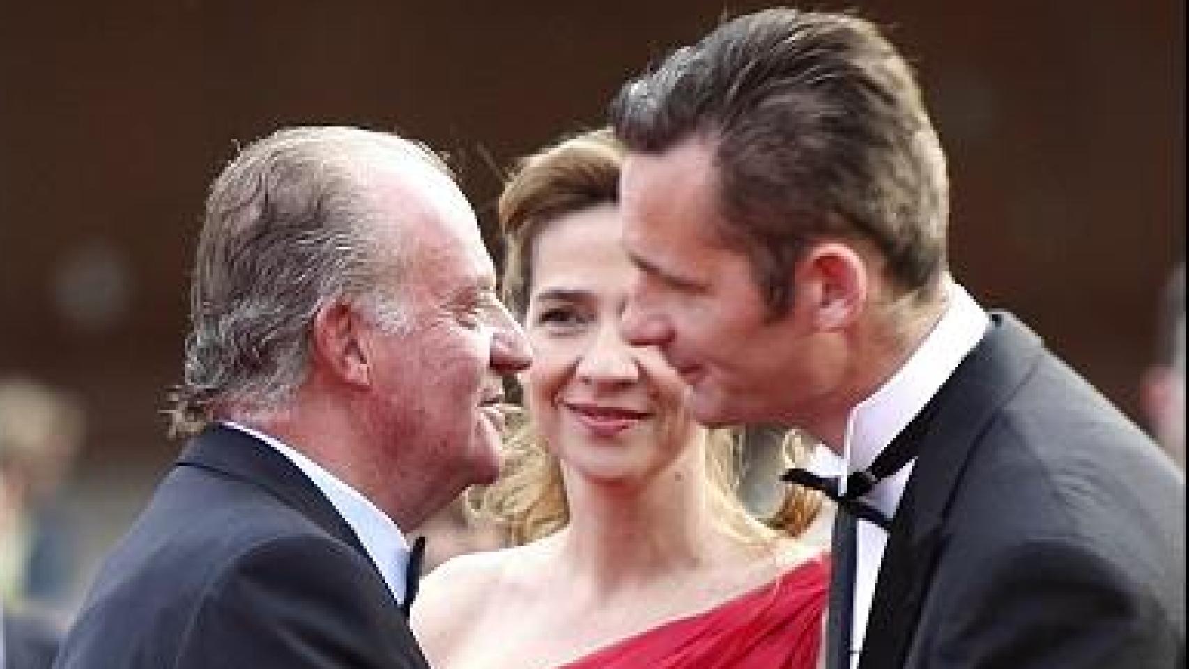 Juan Carlos I e Iñaki Urdangarin, en Barcelona en el año 2006.