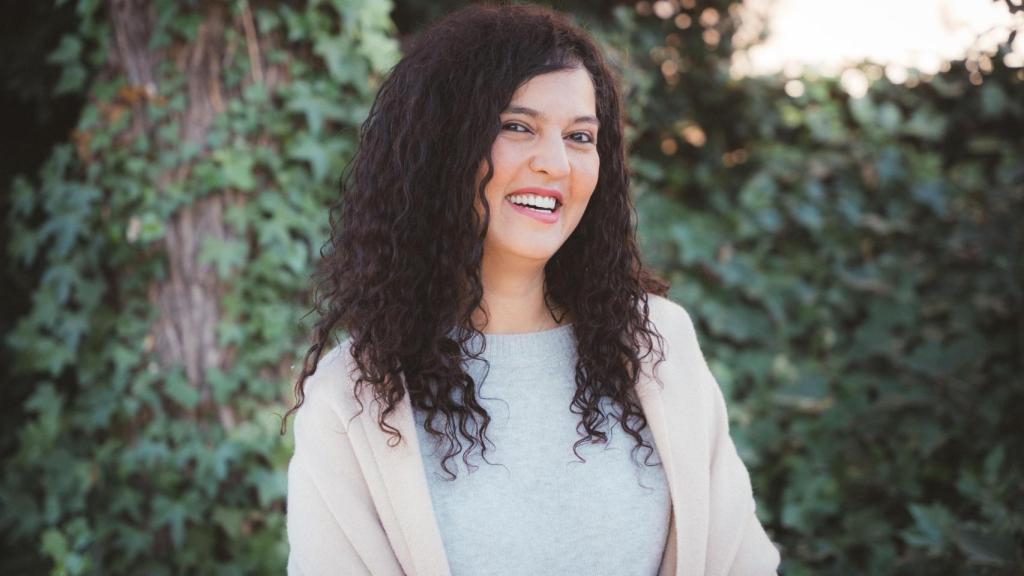 La escritora atiende a Magas en Madrid.