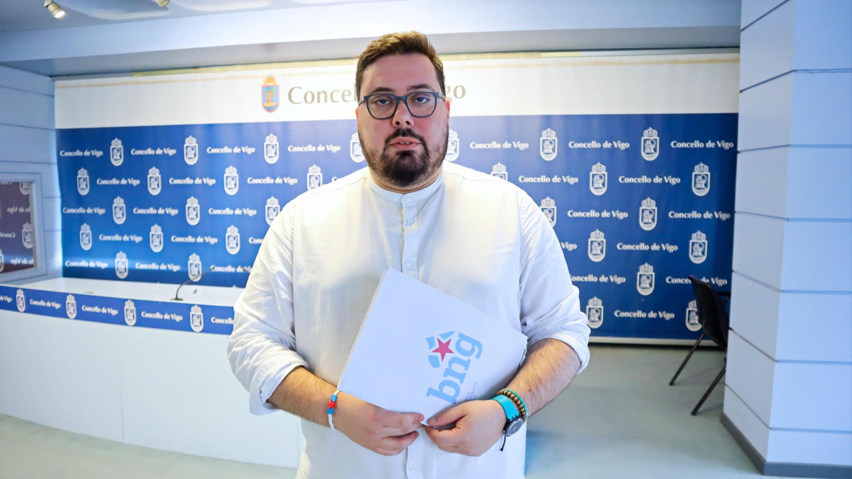 Xabier P. Igrexas, portavoz municipal del BNG en Vigo