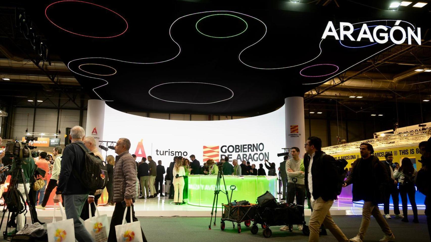 Stand de Aragón en Fitur.