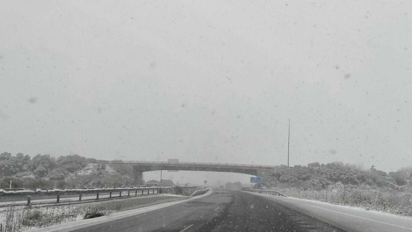 Nieve en las carreteras