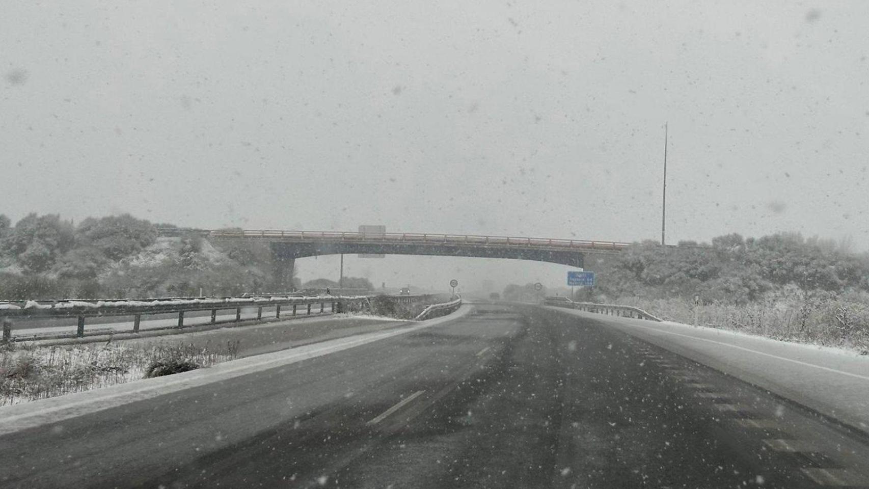 Nieve en las carreteras