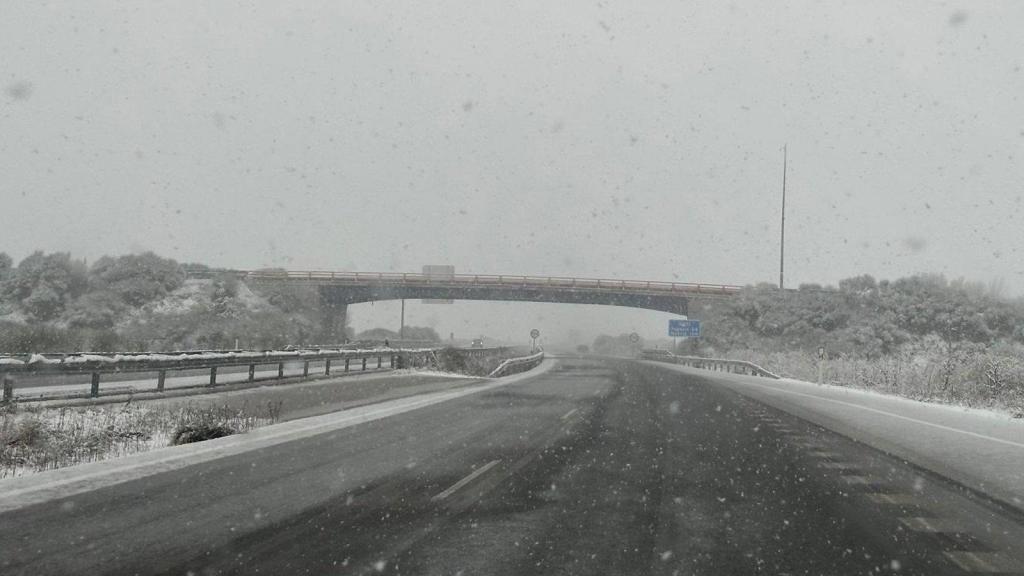 Nieve en las carreteras