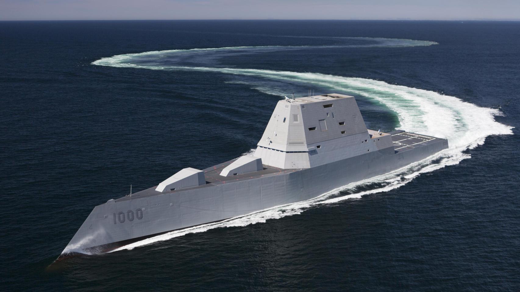 El destructor USS Zumwalt' de EEUU