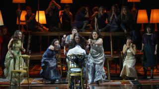 Una escena del 'Ariadna y Barbazul' de Àlex Ollé. Foto: Javier del Real