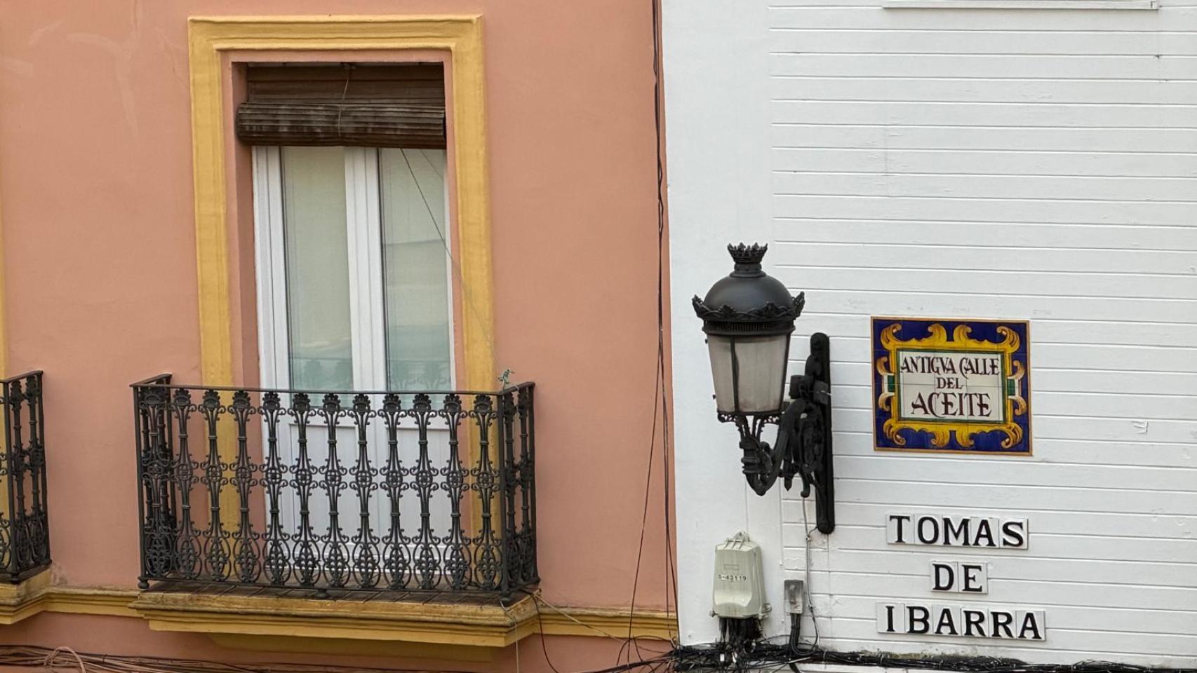 Imagen del callejero de Olavide.