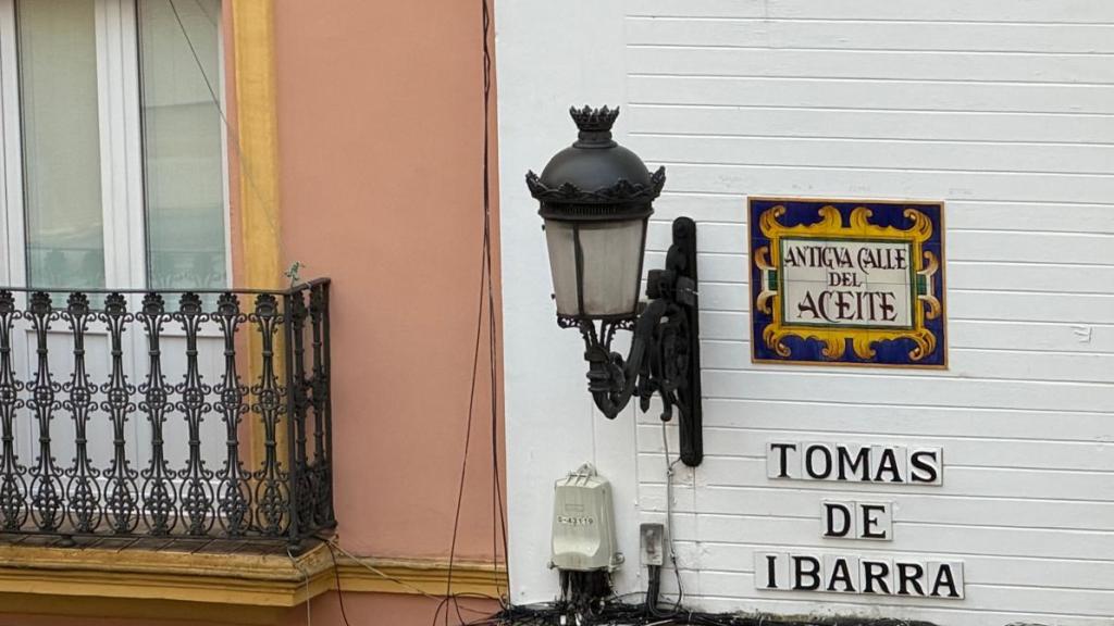 Imagen del callejero de Olavide.