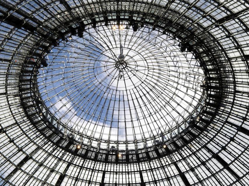 Una de las partes más llamativas de la Bourse de Commerce.