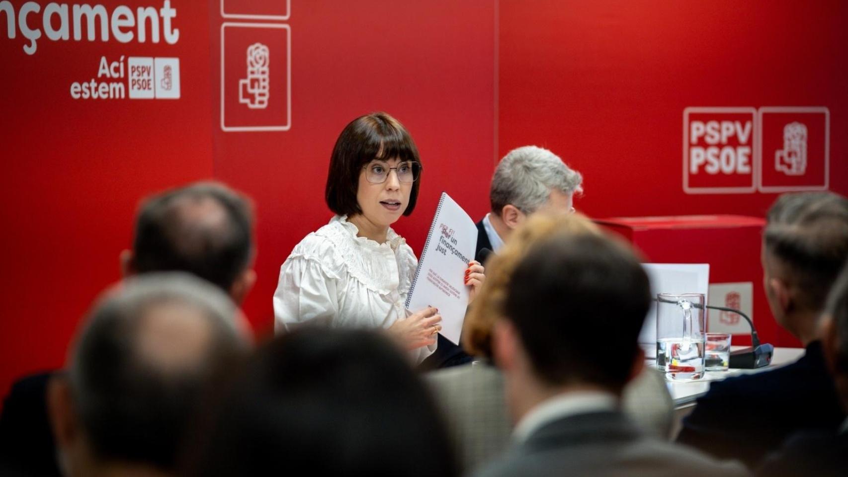 La ministra y secretaria general del PSPV, Diana Morant. PSPV