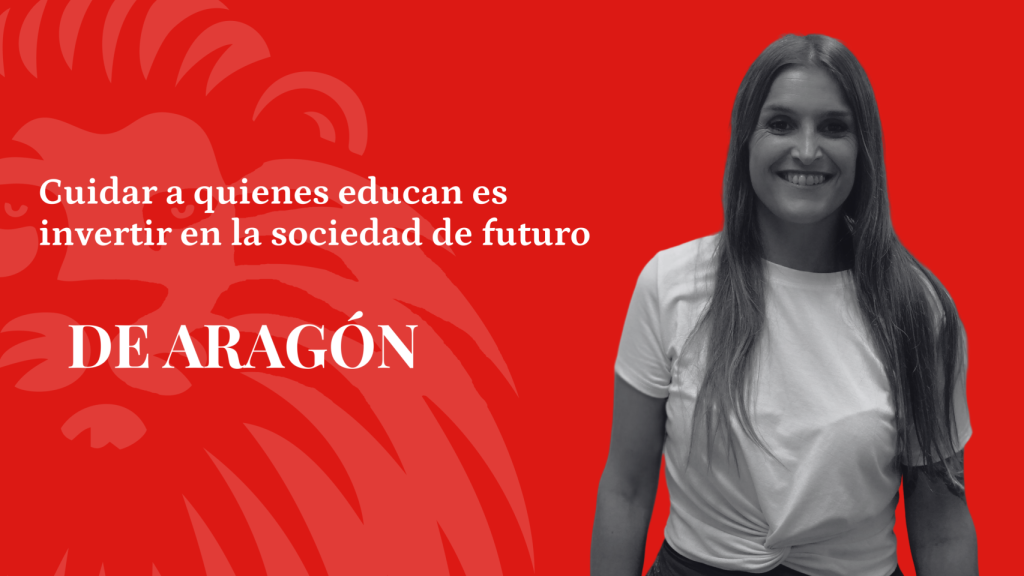 Medea Gracia Hernández, secretaria de Enseñanza de UGT Servicios Públicos Aragón