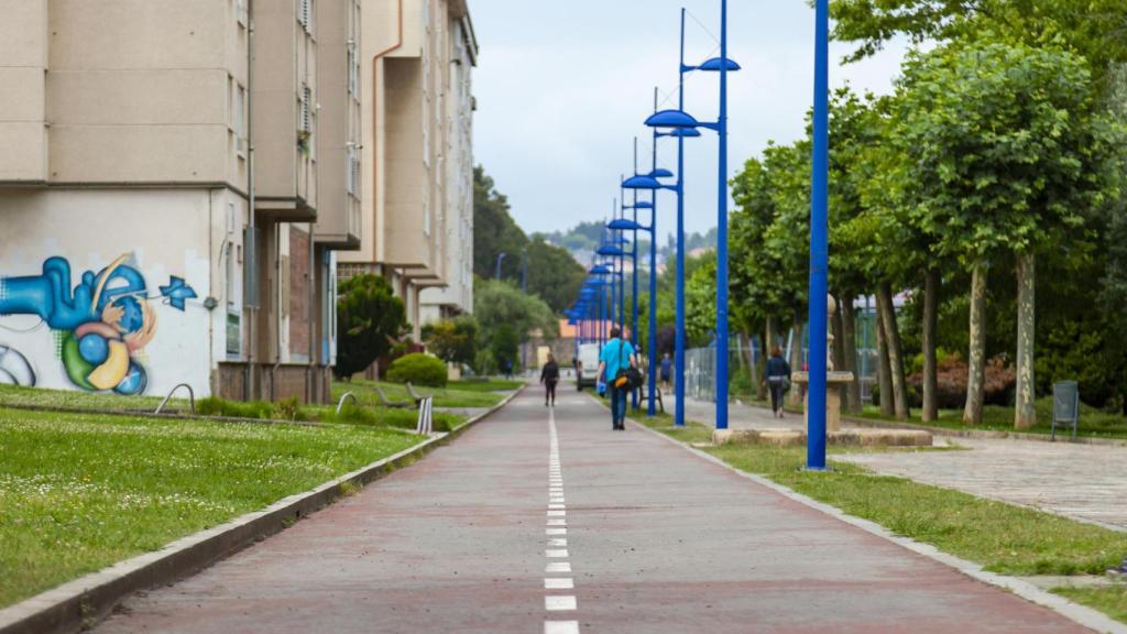 Paseo Tierno Galván de Culleredo (A Coruña).