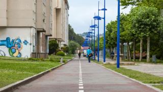 Paseo Tierno Galván de Culleredo (A Coruña).