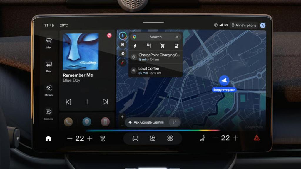 Gemini en Android Automotive en el Volvo EX60