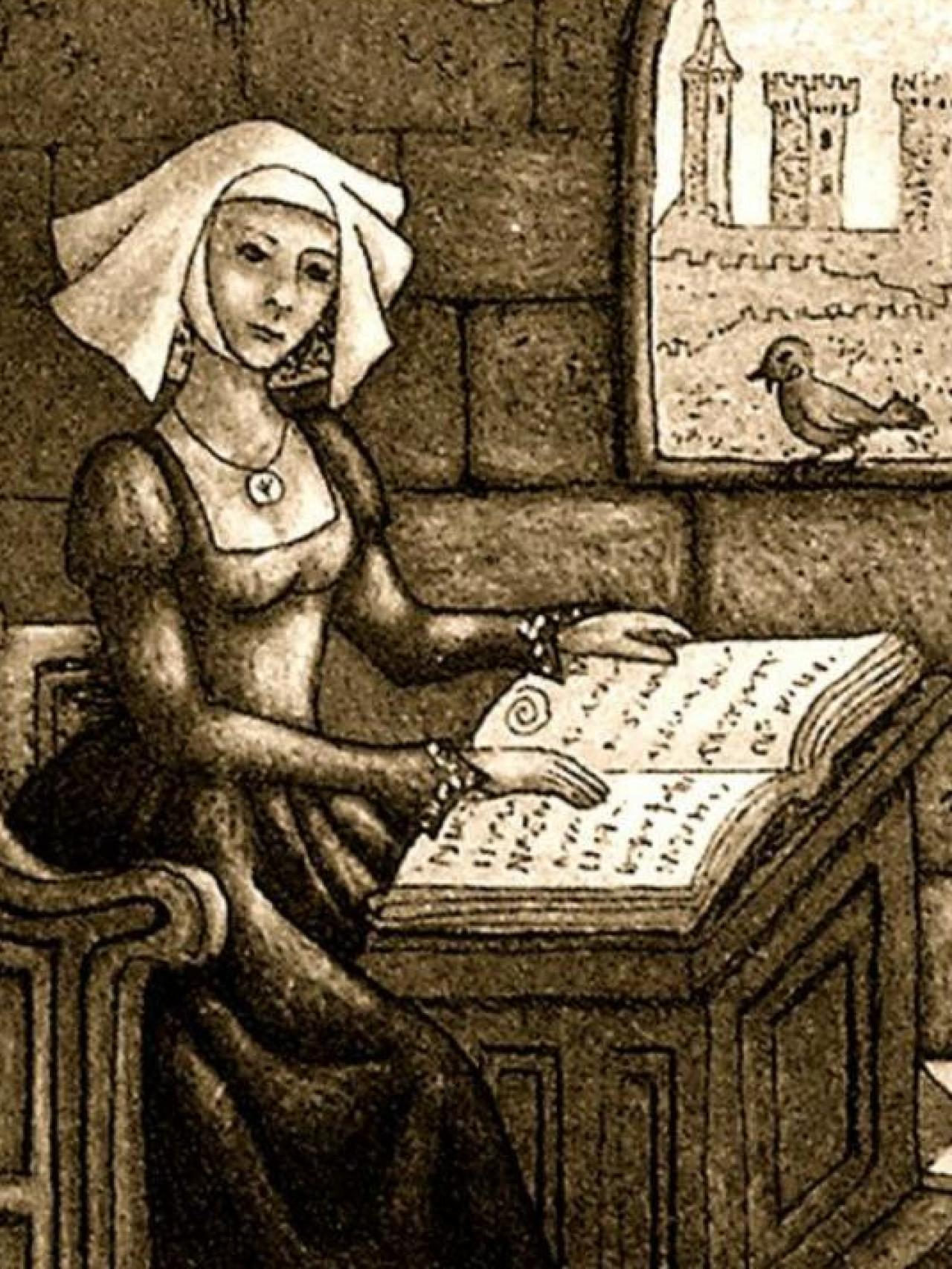 Ilustración de la vida de oración de las Beguinas.