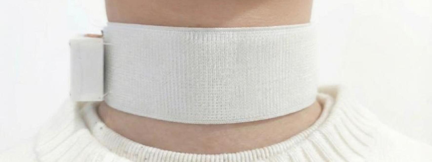 Revoice, collarín inteligente para devolver el habla a pacientes de ictus