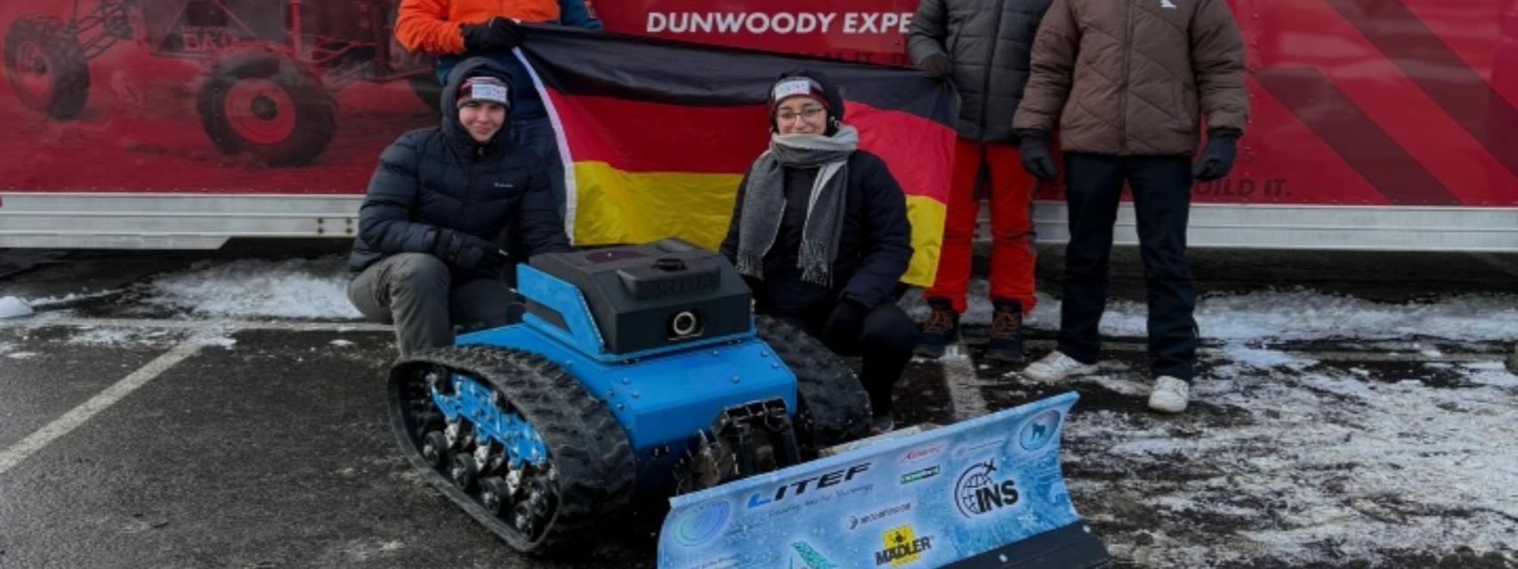 El robot quitanieves autónomo.