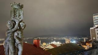 Lluvia en Vigo.