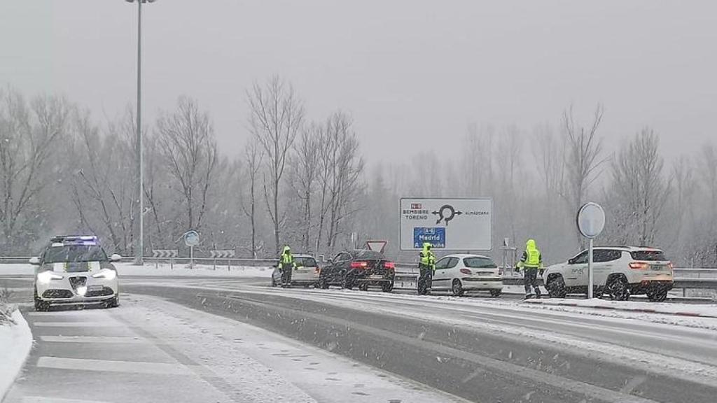 Imagen de la nieve en la provincia de León