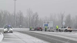 Imagen de la nieve en la provincia de León