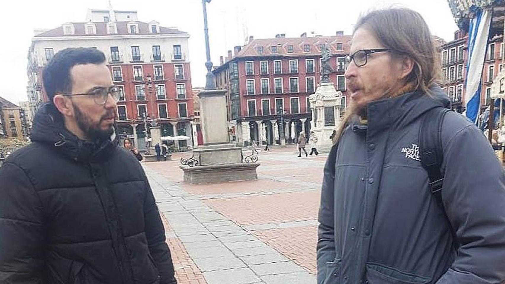 Miguel Ángel Llamas (izquierda) y Pablo Fernández (derecha).