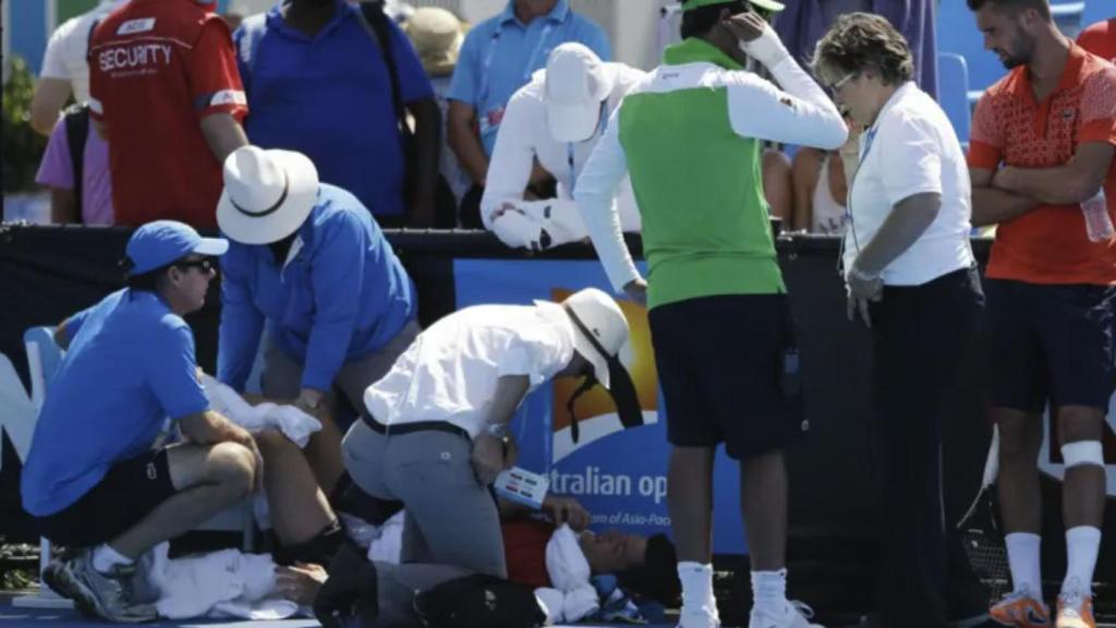 Dancevic colapsó durante el Open de Australia de 2014 por el calor extremo