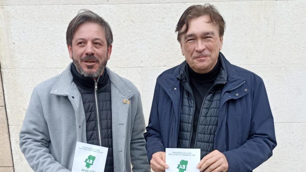 Valero Aguayos y Tomás Guitarte en Huesca este sábado
