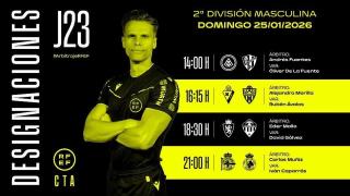 Infografía de las designaciones arbitrales.