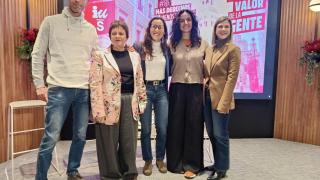 Ponentes del acto de IU-Sumar en Teruel