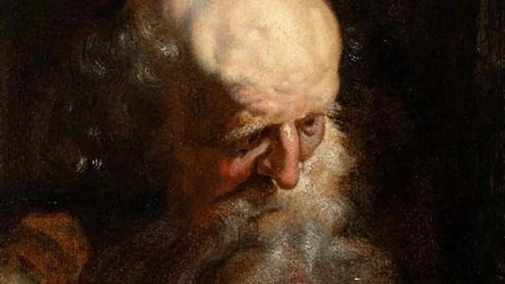 Detalle de 'Retrato de un anciano', de Rubens, h. 1609. Colección Klaas Muller, Bélgica. Foto: BRAFA