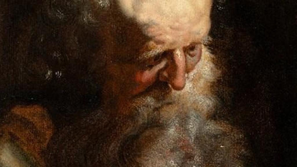 Detalle de 'Retrato de un anciano', de Rubens, h. 1609. Colección Klaas Muller, Bélgica. Foto: BRAFA