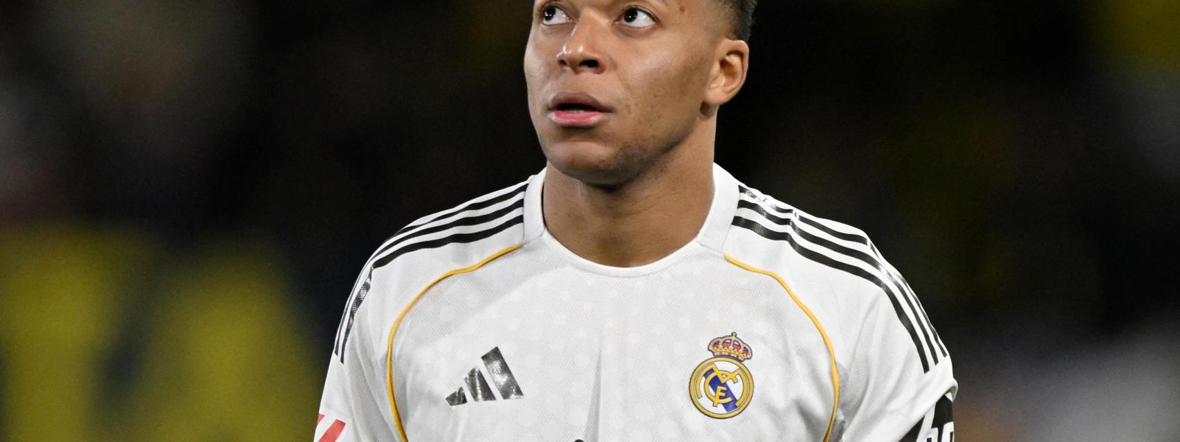 Mbappé, durante el partido ante el Villarreal.