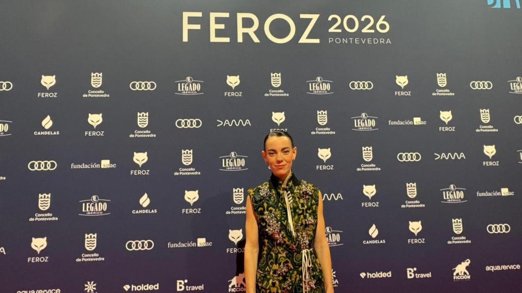 Victoria Luengo, actriz. En los Premios Feroz.